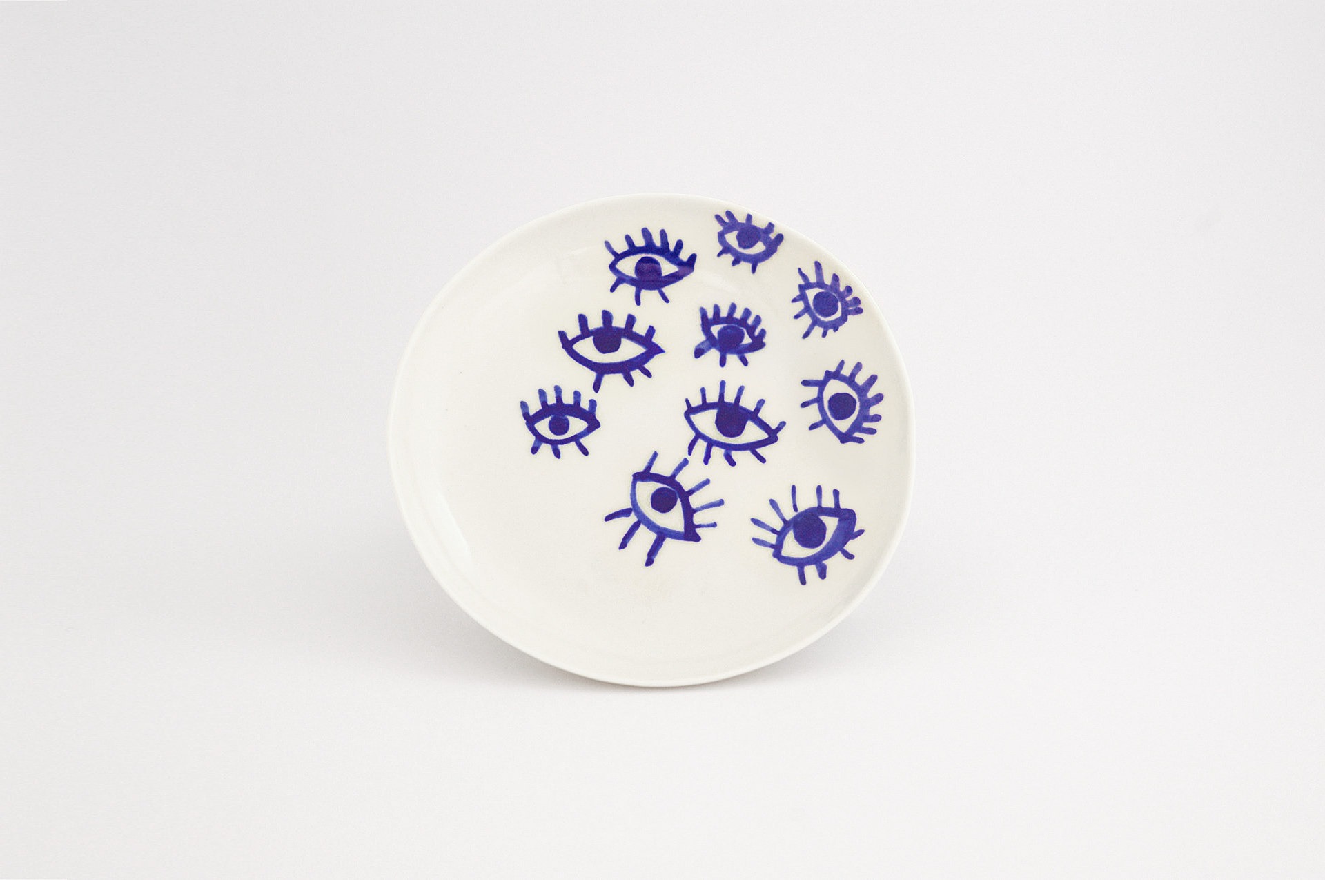 Julie Smeros Ceramics - Eye Plate - 2018