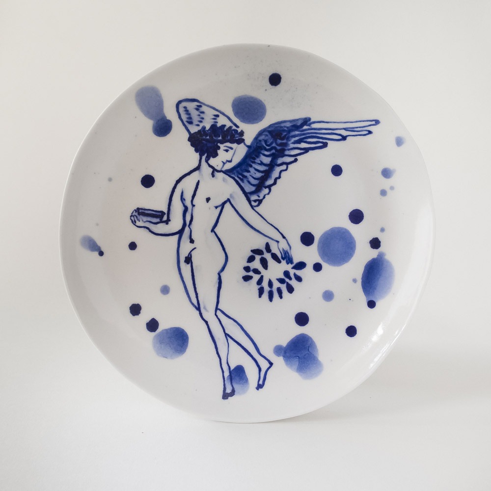 Julie Smeros Ceramics - Figure Plate - 2018