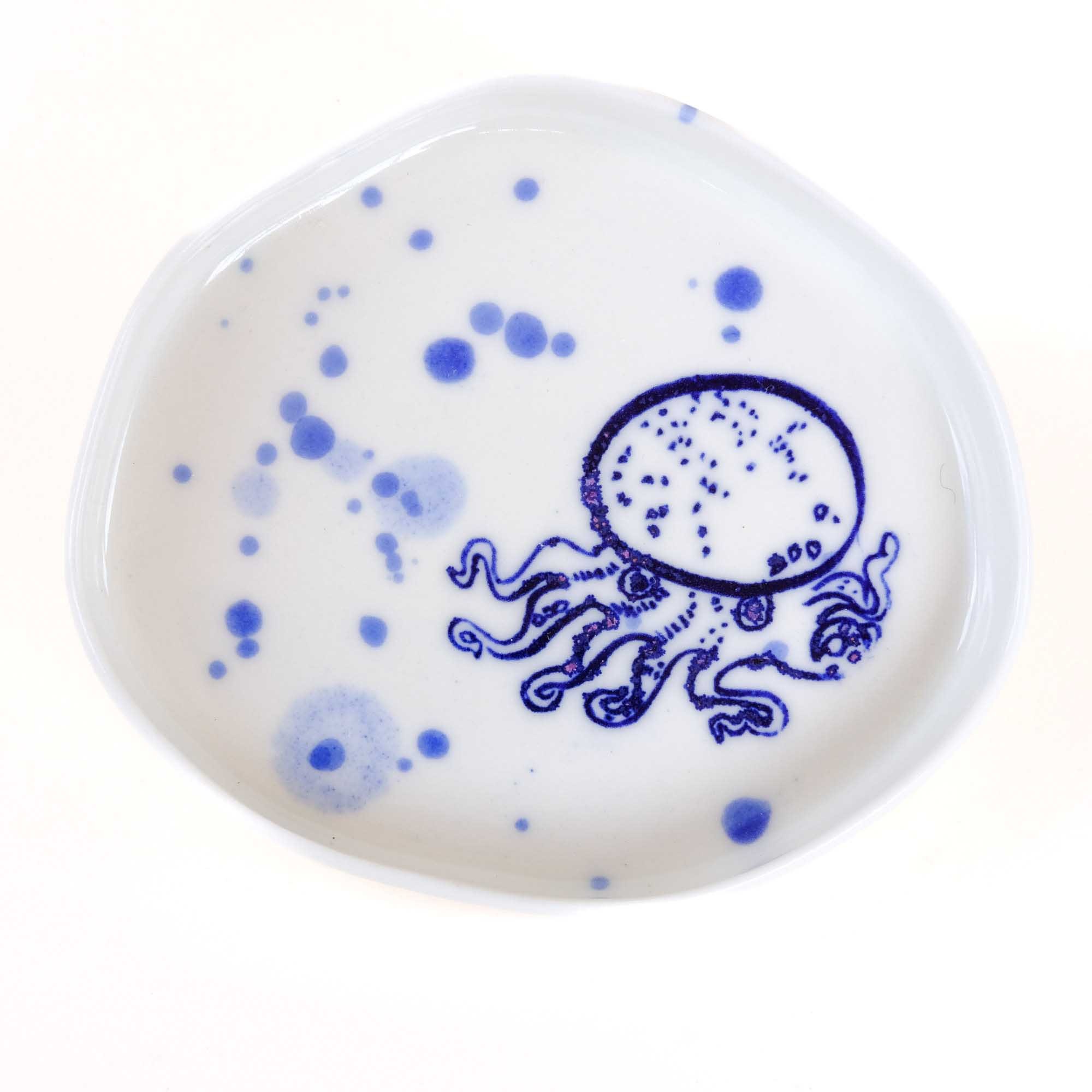 octopus porcelain platter